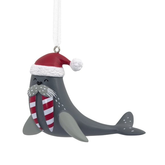 Hallmark Walrus Holiday Christmas Tree Ornament New Walmart Exclusive - Picture 1 of 8